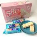Iogurte nutritivo e saudável com 58℃ e bolacha de chocolate branco 
