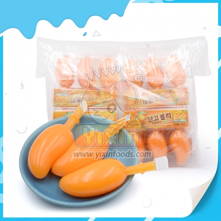 pudim de manga com geleia