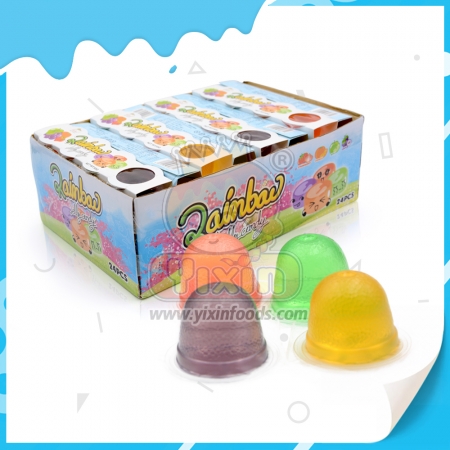 copo de gelatina doce