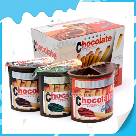 xícara de biscoito de chocolate