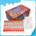 Venda quente de caixa de embalagem de doces doces CC Stick sabor frutado 