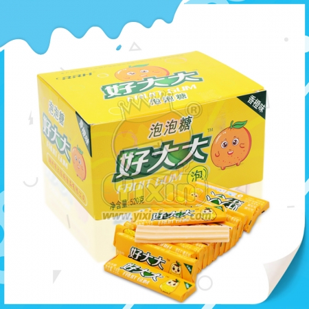 chiclete sabor frutado