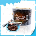 Chocolate preto suave de 12g em bisnaga individual 