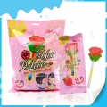 Pirulito de fluorescência de rosas, doces e doces por atacado 