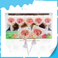 30 balas duras sabor fruta em formato de cabra 