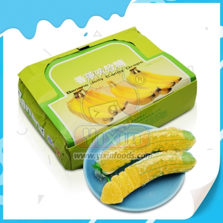 Bala de goma de banana