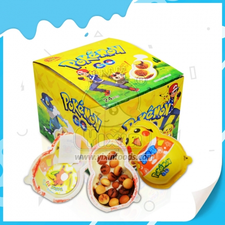 Ovo Surpresa de Chocolate com brinquedo e biscoito