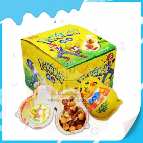 Ovo Surpresa de Chocolate com brinquedo e biscoito