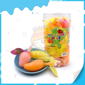 gelatina em formato de fruta