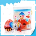 Novo ovo de chocolate King Joys com biscoito de brinquedo, ovo de chocolate em pote 