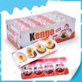 Ovo de pássaro Kengo 4 em 1 com chocolate branco e preto e biscoito 