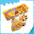 10 peças Lucky Cup Chocolate e Biscoito 