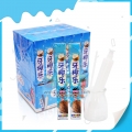Creme dental com geleia de frutas, nova geleia 65g em sachê 