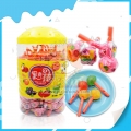 10g pirulito duro sabor frutas multicolorido 