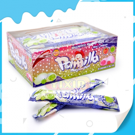 misture marshmallow com sabor frutado