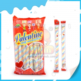 Marshmallow em formato de torção longa