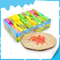 Bala de dente colorida com sabor de frutas 