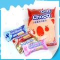Diferente e adorável pacote de biscoito de chocolate com aveia e urso 