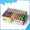 Doce de gelatina em formato de pasta de dente de frutas de quatro cores 