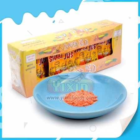 bebida em pó instantânea sabor laranja