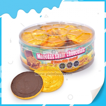 moedas mini chocolate