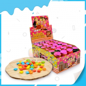embalagem de barril de chiclete