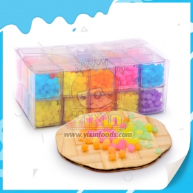 Doces coloridos em forma de estrela