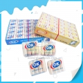Goma de mascar sabor menta, pacote com 4 unidades, marca Ok, para venda 