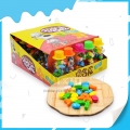 Recipiente para cachorro embalado mini sabor de frutas coloridas prensa doces brinquedos 
