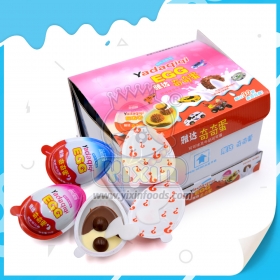 Ovo Surpresa de Chocolate com brinquedo e biscoito