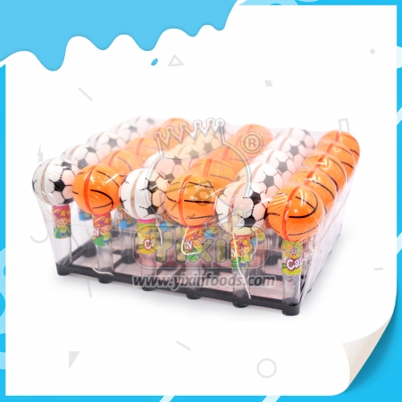 futebol e basquete brinquedo doce