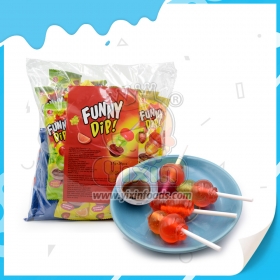 Pirulito de frutas FUNNY DIP