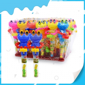 Brinquedos de tambor de sapo colorido doces