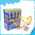 Novos copos de iluminação com doces estourando para crianças 