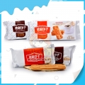Biscoitos de caramelo com açúcar preto da melhor qualidade, estilo biscoito com sabor belga 