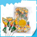 Pirulito de fenta sabor laranja doce para venda a granel 
