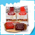 Biscoito escuro com caramelo, biscoitos escuros com açúcar, sabores de itens no atacado 