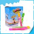Lindo bastão de sabão em forma de bolha de água para crianças com design de ferramenta curta 