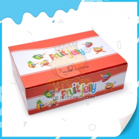 copo de gelatina sabor fruta