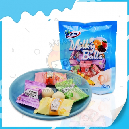 Recheio de bolinhas de leite com geleia sabor frutas
