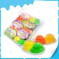 Copo de gelatina dupla sabor fruta deliciosa de sobremesa de 70g 