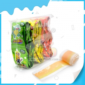 bala de gelatina com tatuagem