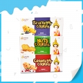 Biscoitos crocantes deliciosos de alta qualidade com 3 sabores 