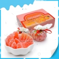 Novo doce chinês sabor laranja, doce macio, confeitaria halal 