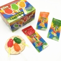 Granadas em forma de pirulito de iluminação de frutas de três cores 