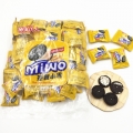 Mini biscoito doce com recheio halal sabor banana 
