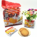 Biscoito cracker bonjour saboroso e saudável, embalagem agradável 