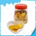 Moeda de chocolate doce em formato redondo com design de dólar americano para venda 