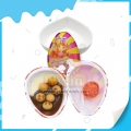 2018 novo tipo de doce ovo de chocolate com biscoito e brinquedo 