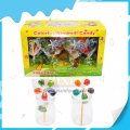 Novo pirulito de moinho de vento com sabor de frutas multicoloridas 